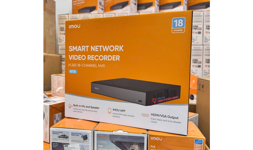 Đầu ghi Imou 18 kênh NVR-N118-8A0E