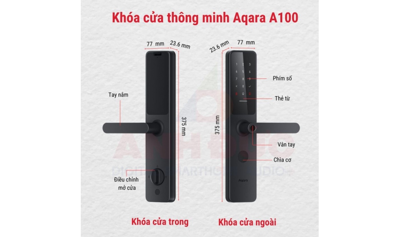 Khóa cửa thông minh Aqara A100 ZNMS02ES