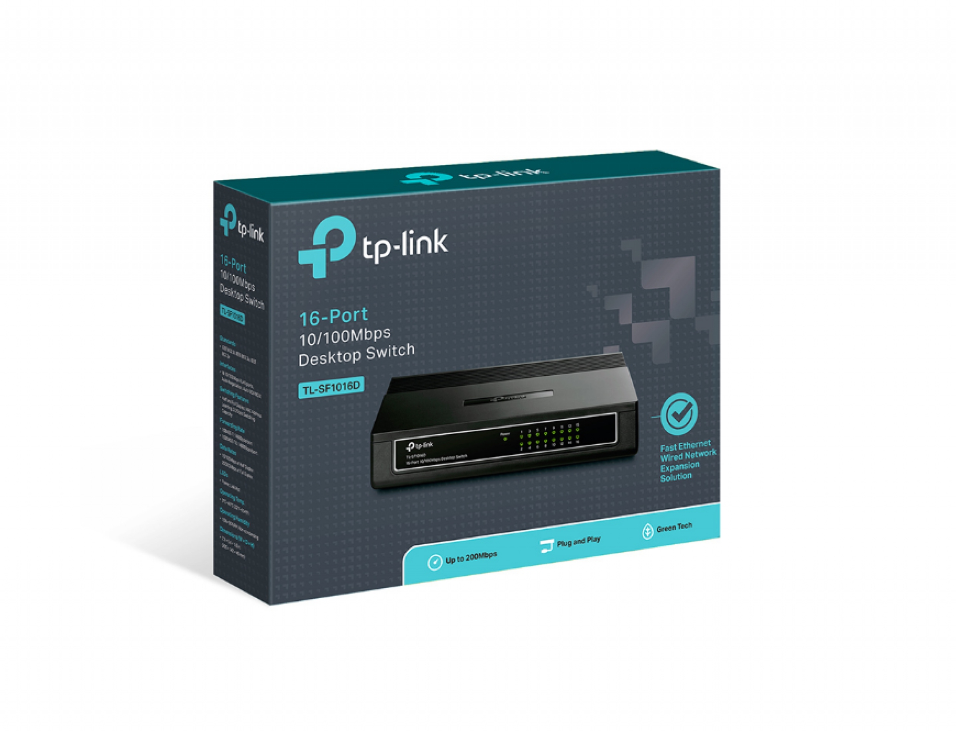 Switch TP-Link TL SF1016D 16-port 10/100Mbps