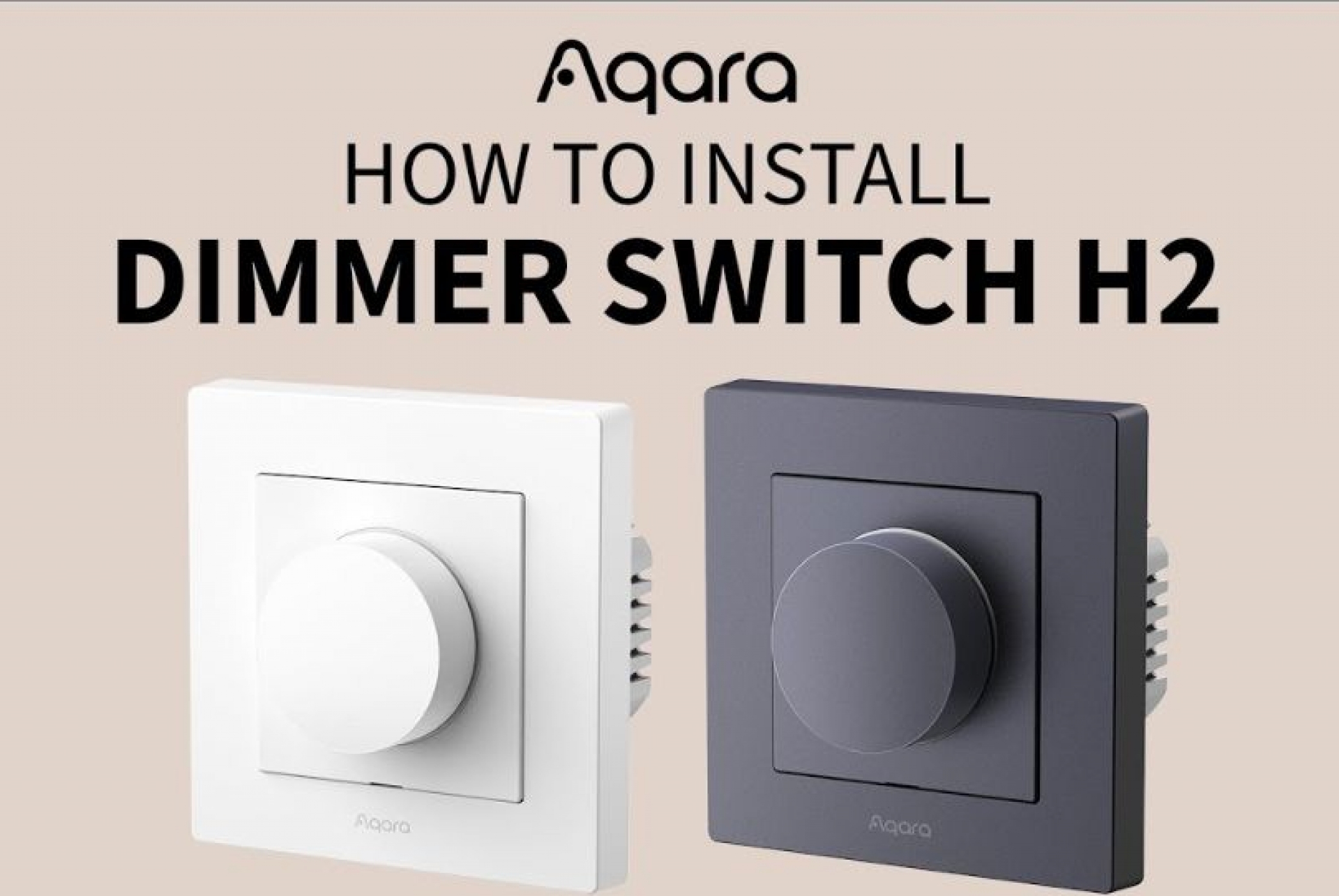 Công tắc Dimmer Aqara H2 | Gray KD-R01D